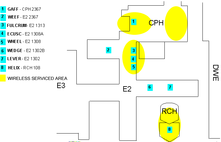 Map of Facilites