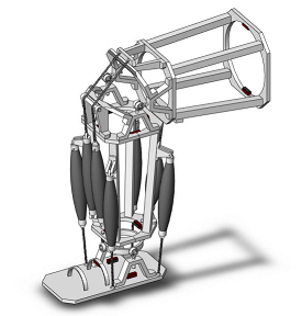 Our exoskeleton leg design
